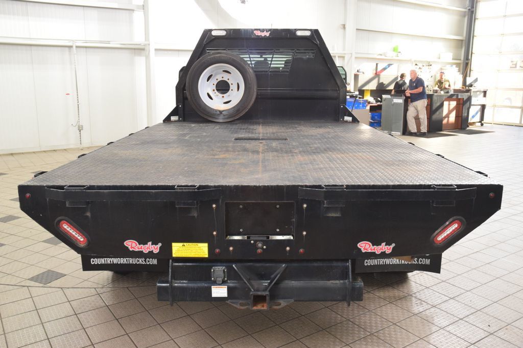 2022 Ford Super Duty F-550 DRW F550 CREW 4X4 * POWERSTROKE * 11' FLATBED * 11K MILES - 23021655 - 3
