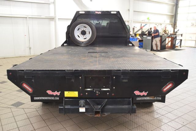 2022 Ford Super Duty F-550 DRW F550 CREW 4X4 * POWERSTROKE * 11' FLATBED * 11K MILES - 23021655 - 3