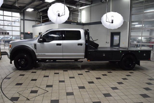 2022 Ford Super Duty F-550 DRW F550 CREW XLT 4X4 * POWERSTROKE * 11' FLATBED * 1 OWNER - 22949364 - 2
