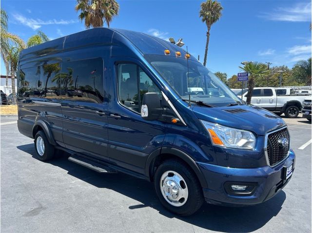 2022 Ford Transit 350 Passenger Van XLT AWD 15 PASSENGER DUAL A/C LEATHER PACKAGE CLEA - 23049495 - 2