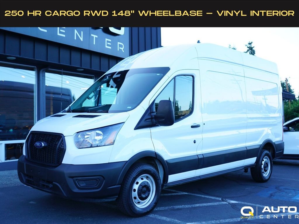 2022 Ford Transit Cargo Van T-250 148" Hi Rf 9070 GVWR RWD - 22575441 - 0