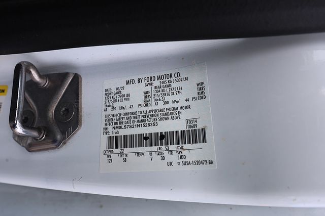 2022 FORD Transit Connect Van XL LWB w/Rear Symmetrical Doors - 23004442 - 30