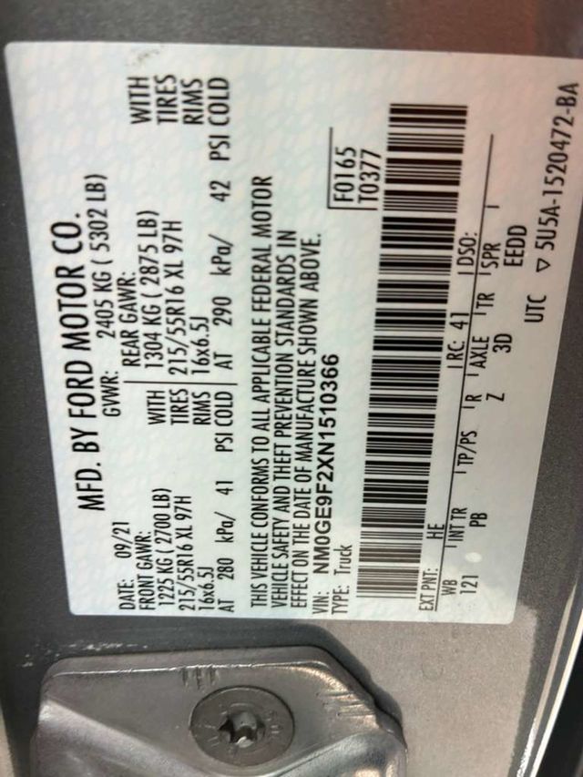 2022 Ford Transit Connect Wagon XLT LWB w/Rear Liftgate - 23016238 - 15