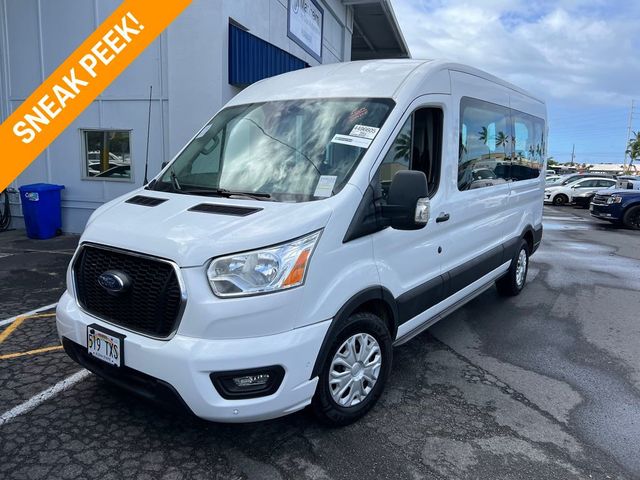 2022 Ford Transit Passenger Wagon T-350 148" Med Roof XLT RWD - 23053651 - 0