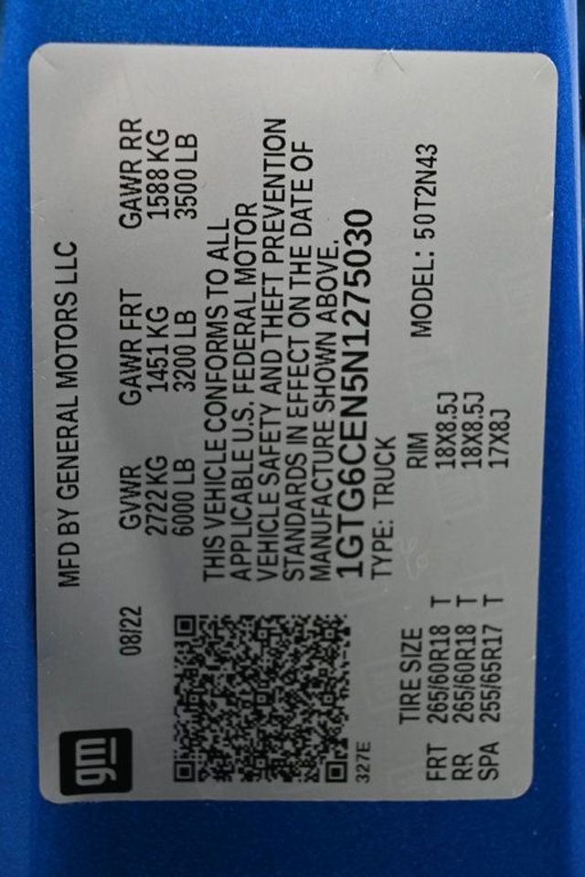 2022 GMC Canyon 4WD Crew Cab 128" Elevation - 23007348 - 6