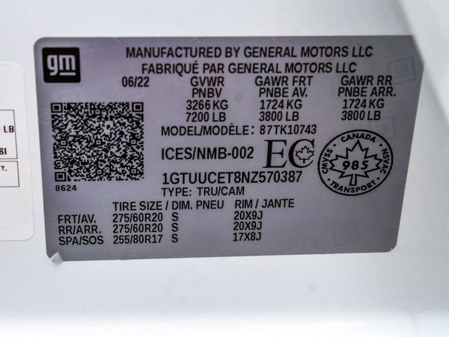 2022 GMC Sierra 1500 Elevation w/3SB - 23077230 - 13