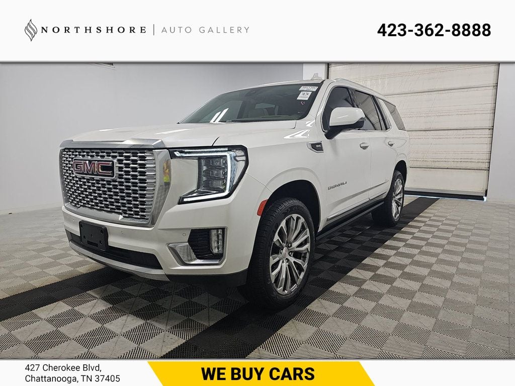 2022 GMC Yukon 4WD/DenaliUltimatePkg/PanoRoof/AirRideSuspension/Htd&CldSeats - 22935486 - 0