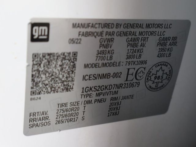 2022 GMC Yukon XL 4WD 4dr SLT - 23056848 - 67
