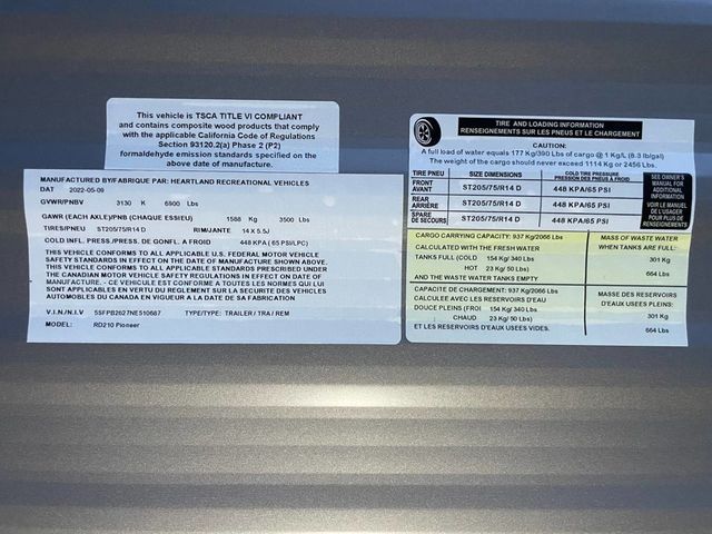 2022 Heartland Pioneer 2022 HEARTLAND RD210 PIONEER GREAT-DEAL 615-730-9991 - 22592103 - 37