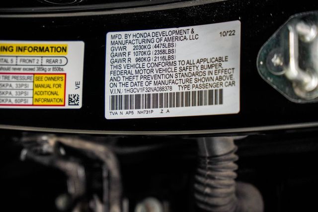 2022 Honda Accord Sedan Sport 1.5T CVT - 23023043 - 43