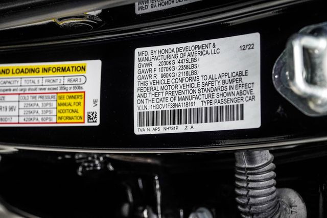 2022 Honda Accord Sedan Sport 1.5T CVT - 23000222 - 35