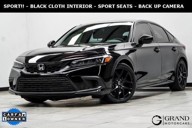 2022 Used Honda Civic Hatchback Sport Cvt At Grand Motorcars Marietta Ga Iid 22603504 0769