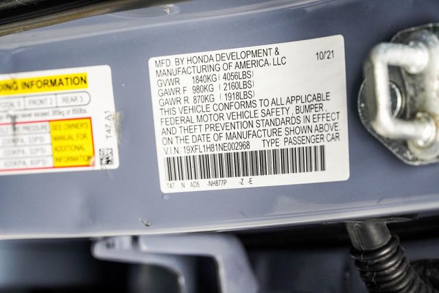 2022 Honda Civic Hatchback Sport Touring CVT - 22902324 - 40