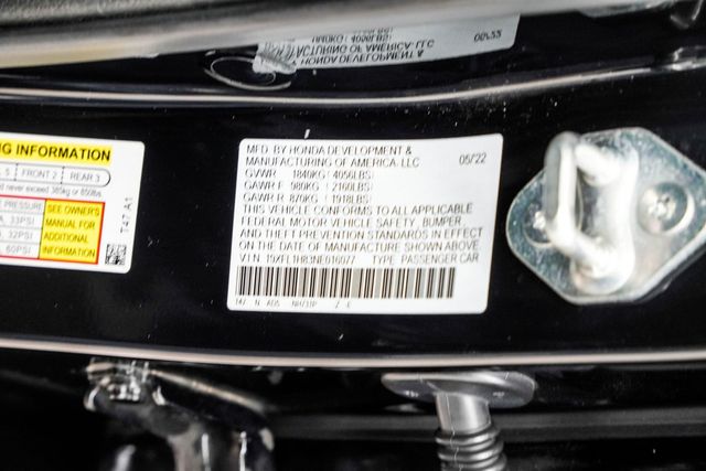 2022 Honda Civic Hatchback Sport Touring CVT - 23063556 - 46