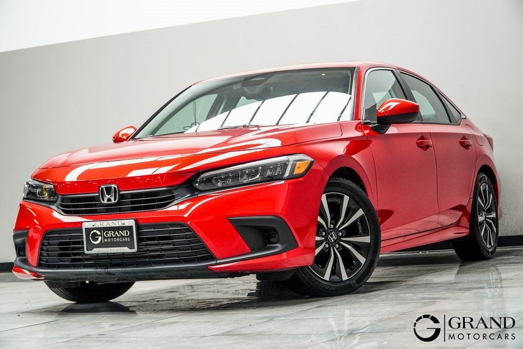 Used 2022 Honda Civic EX with VIN 2HGFE1F71NH305629 for sale in Kennesaw, GA