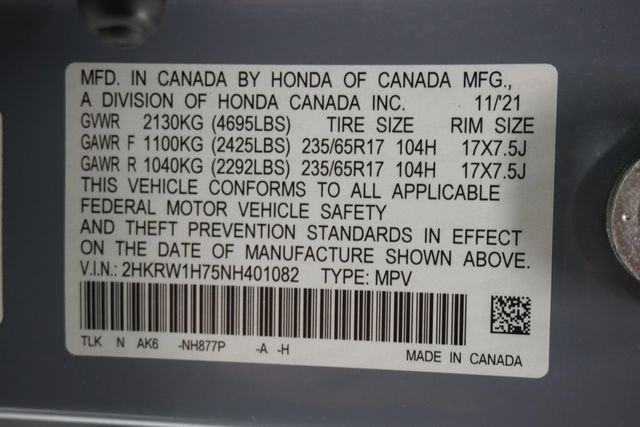 2022 Honda CR-V Special Edition 2WD - 23027627 - 25