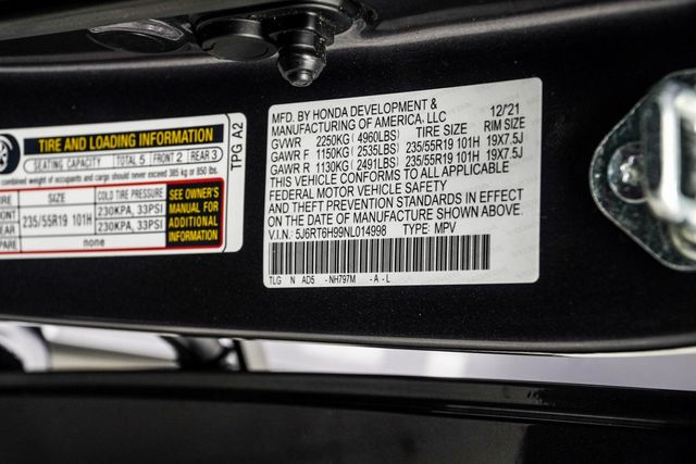 2022 Honda CR-V Hybrid Touring AWD - 22885842 - 37