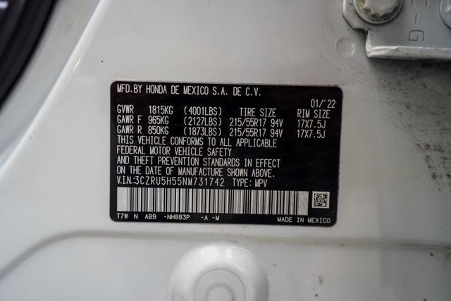 2022 Honda HR-V EX 2WD CVT - 22966972 - 45