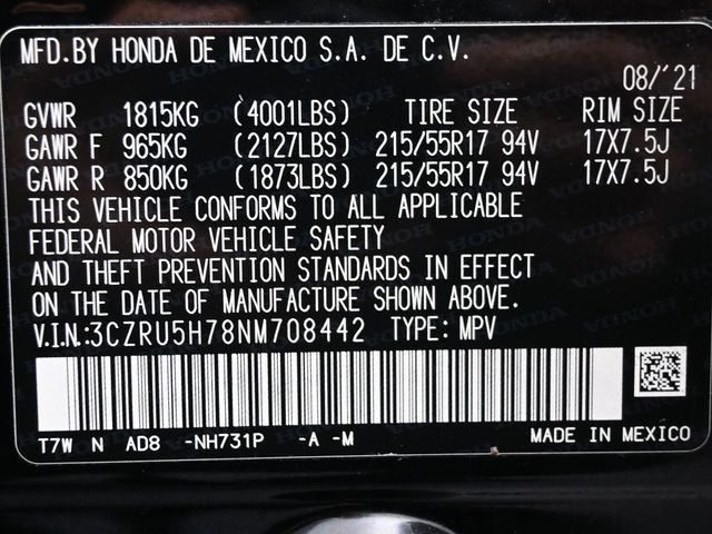 2022 Honda HR-V EX-L 2WD CVT - 22974727 - 8