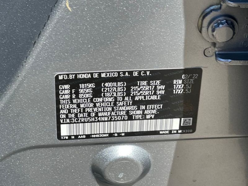 2022 Honda HR-V LX 2WD photo 19