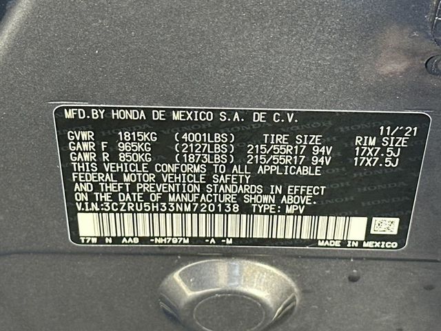 2022 Honda HR-V LX 2WD CVT - 23049140 - 20