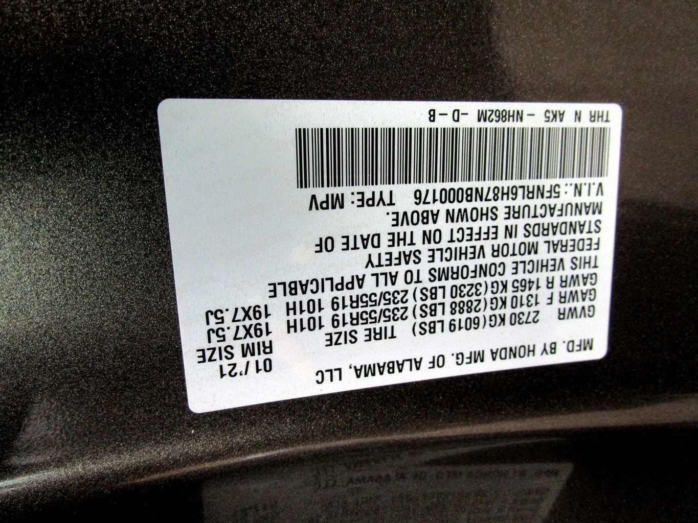2022 Honda Odyssey Touring Automatic - 23015018 - 45