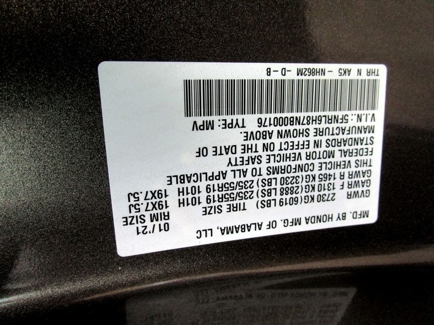 2022 Honda Odyssey Touring Automatic - 23015018 - 45