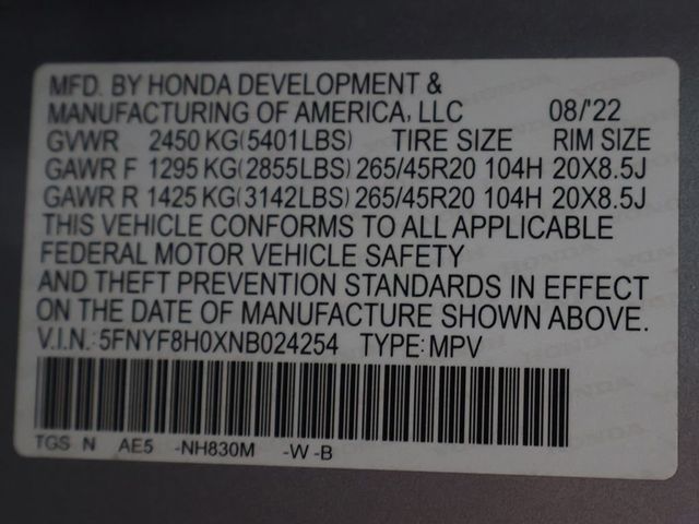 2022 Honda Passport Elite AWD - 23013690 - 58