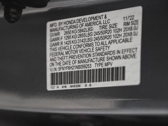 2022 Honda Pilot Special Edition - 22921051 - 15