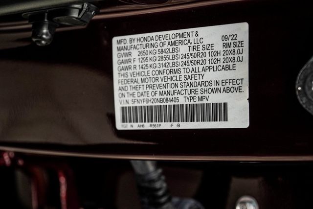 2022 Honda Pilot Special Edition AWD - 22911982 - 40