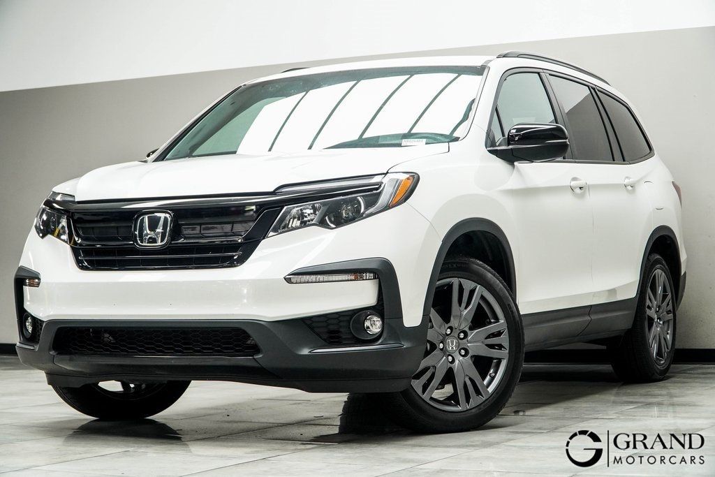 Used 2022 Honda Pilot Sport with VIN 5FNYF5H32NB026489 for sale in Kennesaw, GA