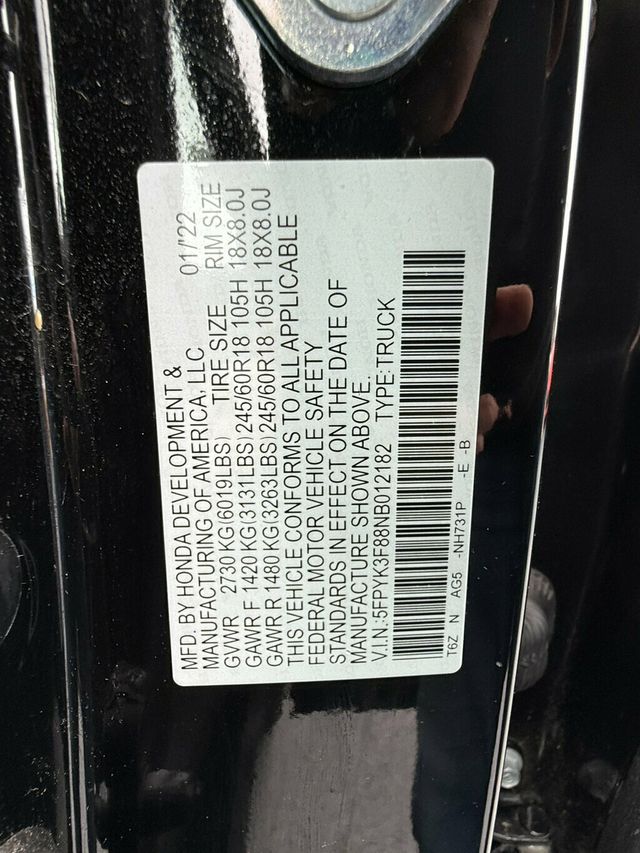 2022 Honda Ridgeline Black Edition AWD - 23073135 - 39