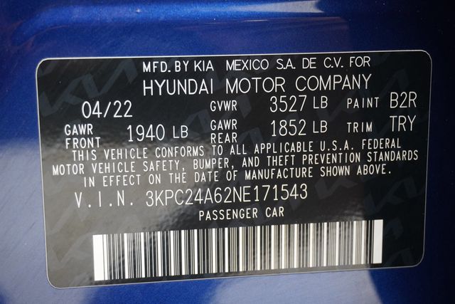 2022 Hyundai Accent SE Sedan IVT - 23033363 - 26