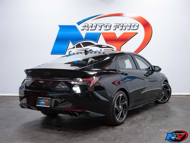 2022 Hyundai Elantra N LINE DCT, CLEAN CARFAX, ONE OWNER, HEATED SEATS, BACKUP CAMERA - 22632661 - 2