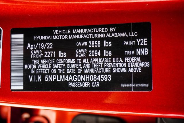 2022 Hyundai Elantra SEL IVT - 22935689 - 41