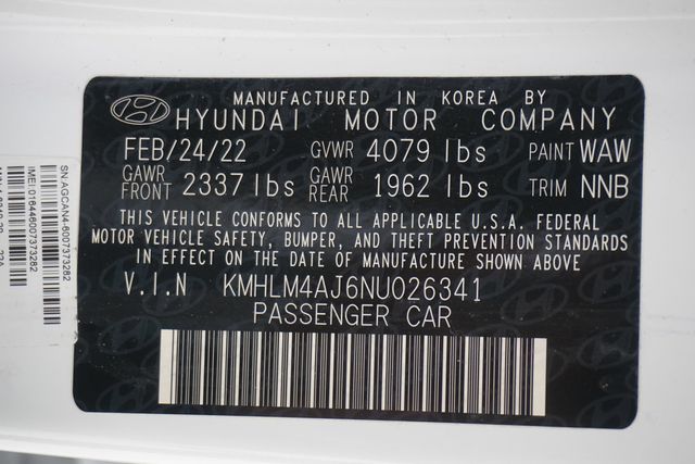 2022 Hyundai Elantra Hybrid Blue DCT - 23026661 - 25