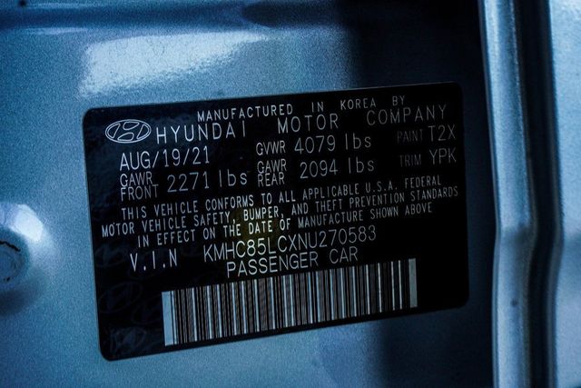2022 Hyundai Ioniq Hybrid SEL Hatchback - 22999557 - 31