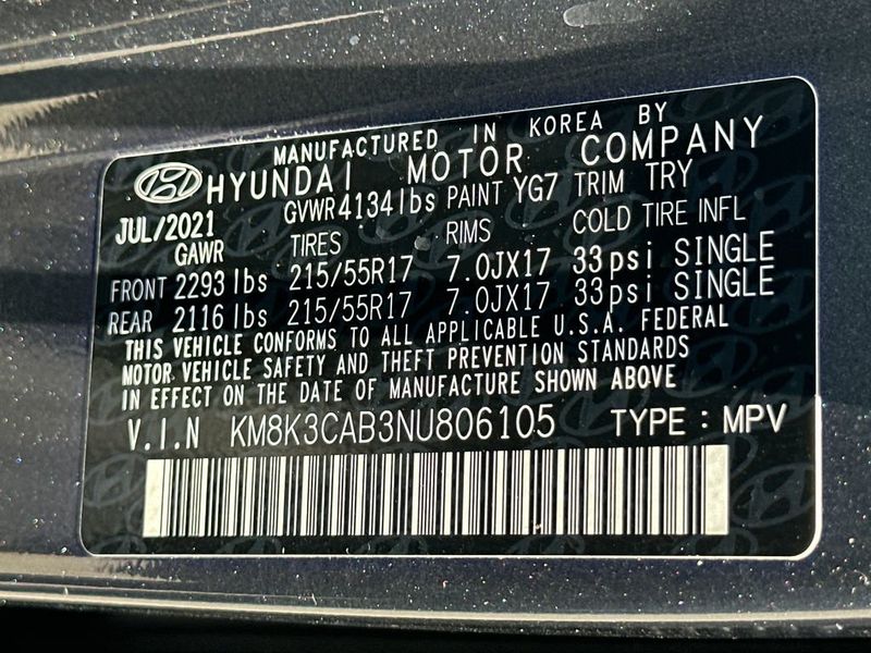 2022 Hyundai Kona SEL Automatic AWD - 23019445 - 22