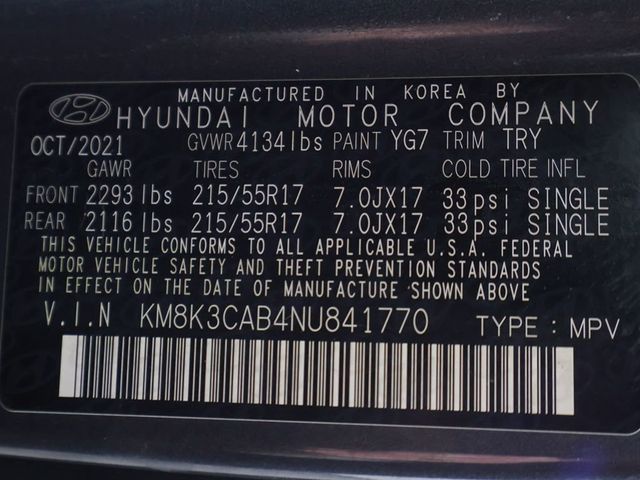 2022 Hyundai Kona SEL Automatic AWD - 23057417 - 51