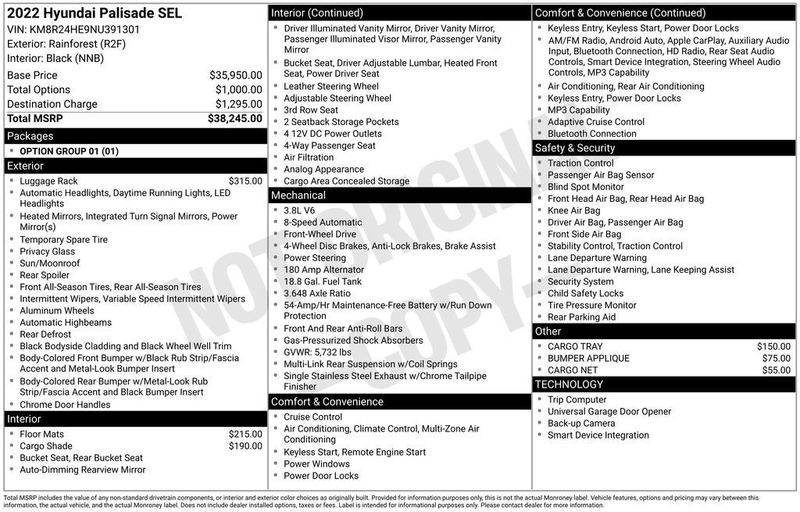 2022 Hyundai Palisade SEL FWD - 23032352 - 5