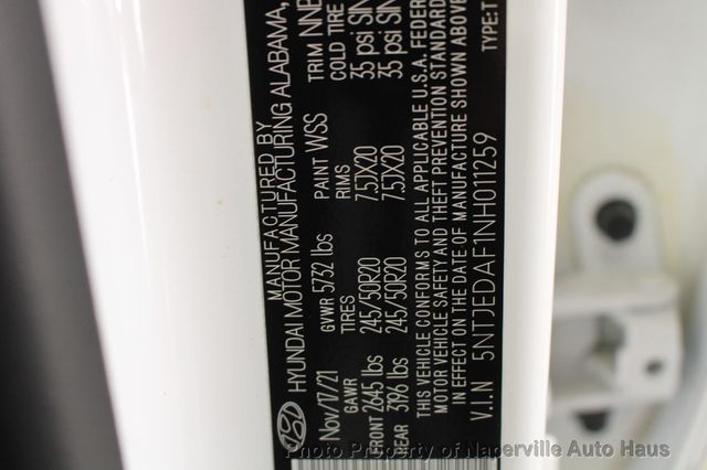 2022 Hyundai Santa Cruz Limited AWD - 23068215 - 48