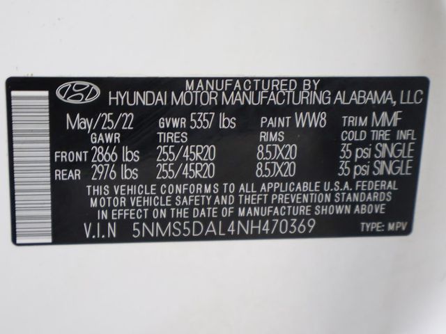 2022 Hyundai Santa Fe Calligraphy AWD - 23074198 - 64