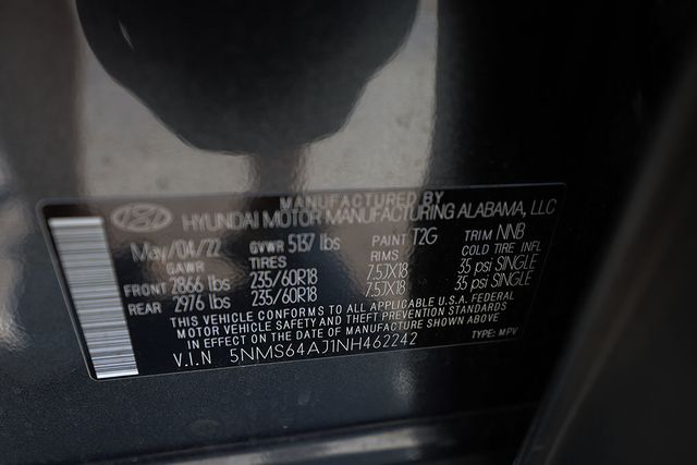 2022 HYUNDAI SANTA FE XRT FWD - 23027835 - 37