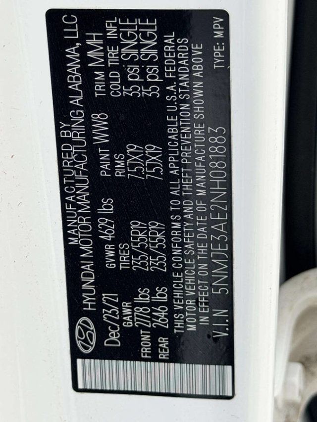 2022 Hyundai Tucson Limited FWD - 23052203 - 20