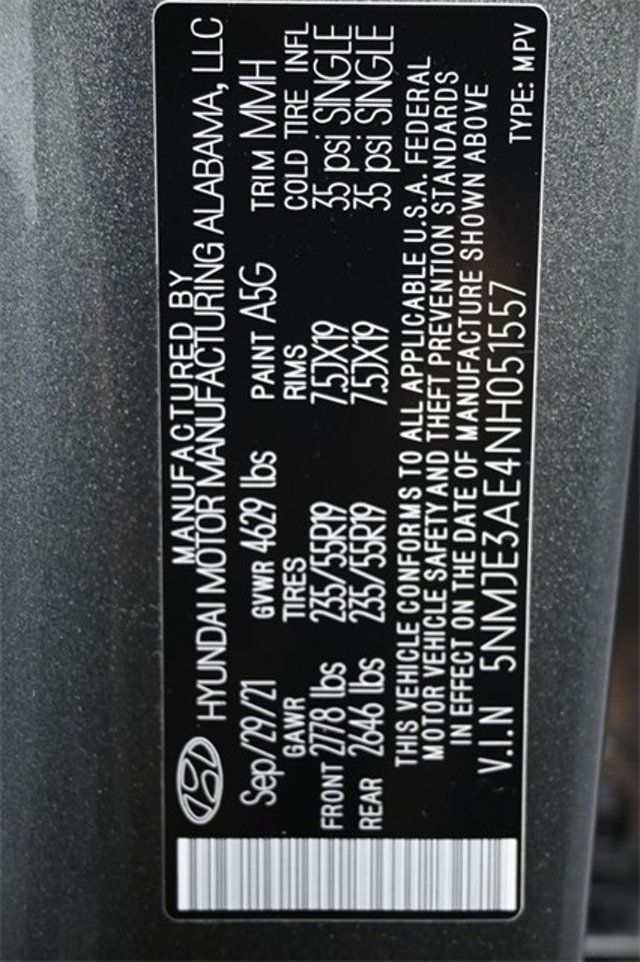 2022 Hyundai Tucson Limited FWD - 22958615 - 6