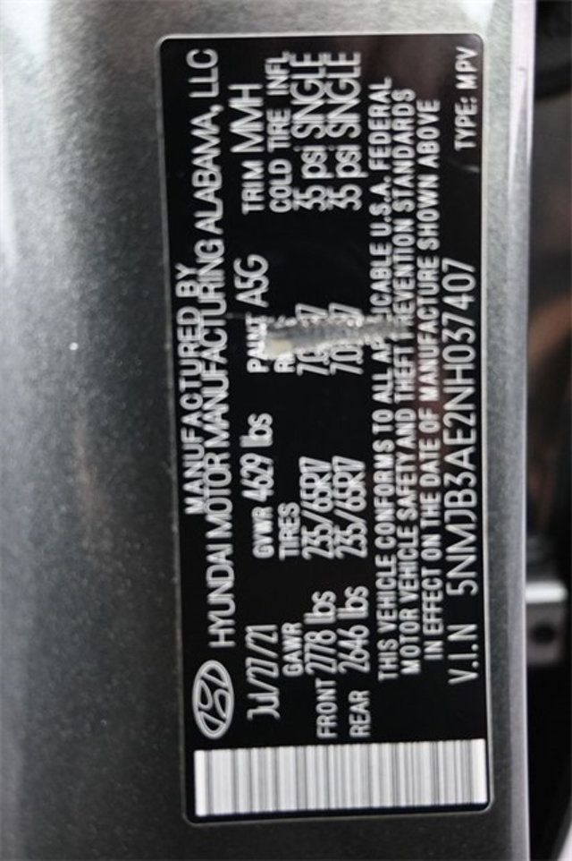 2022 Hyundai Tucson SEL FWD - 22922507 - 3