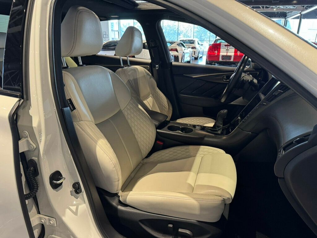 2022 INFINITI Q50 RED SPORT/RWD/HtdSeats/NAV/360Cam/MoonRoof/AdapCruise/BoseSound - 22937053 - 27