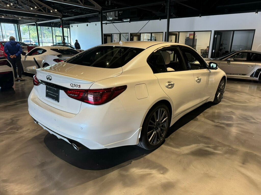 2022 INFINITI Q50 RED SPORT/RWD/HtdSeats/NAV/360Cam/MoonRoof/AdapCruise/BoseSound - 22937053 - 4
