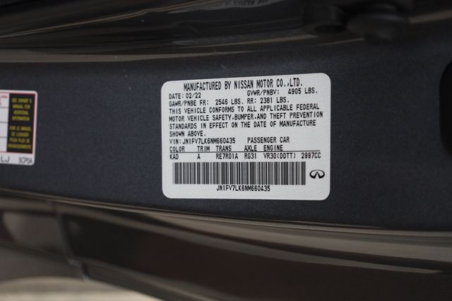 2022 INFINITI Q60 RED SPORT 400 RWD - 22886505 - 11