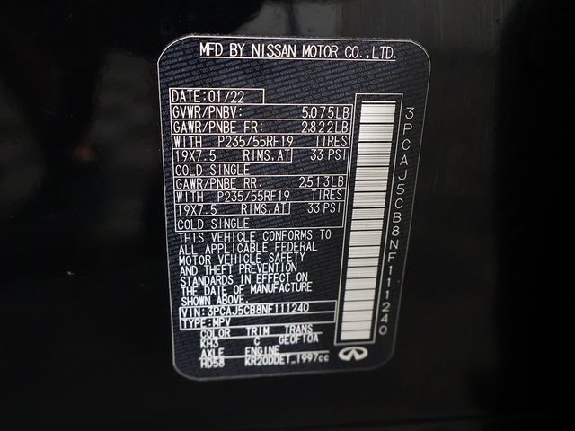 2022 INFINITI QX50 ESSENTIAL AWD - 22973966 - 58